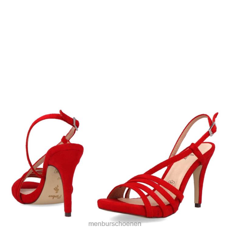 rood casual chique schoen 64N063236 bloot vrouwen Menbur