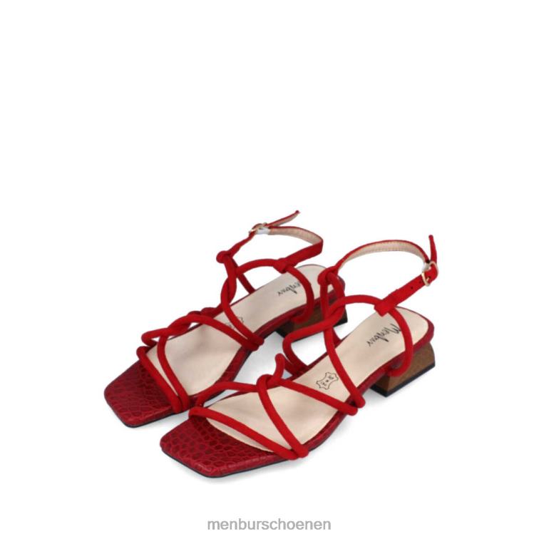 rood casual chique schoen 64N063547 capiton vrouwen Menbur