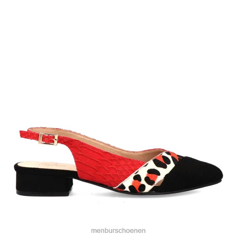 rood casual chique schoen 64N063581 bersano vrouwen Menbur