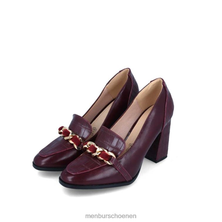 rood casual chique schoen 64N06406 caorso vrouwen Menbur