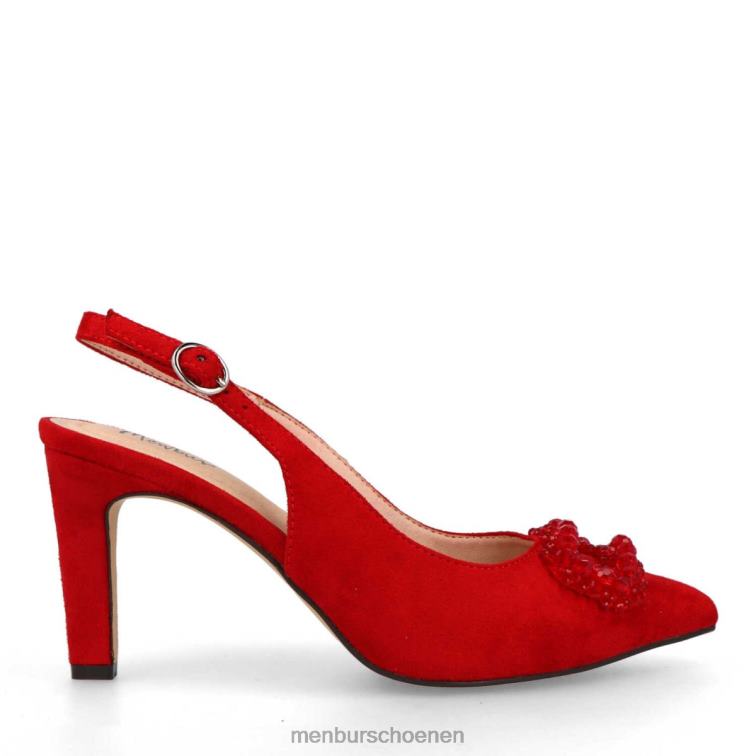 rood casual chique schoen 64N06464 antronapiana vrouwen Menbur
