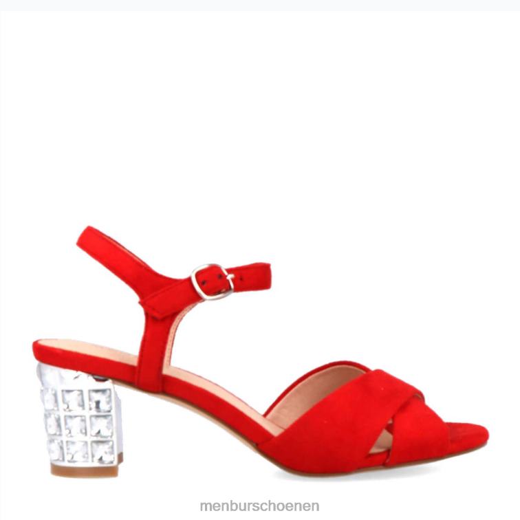 rood casual chique schoen 64N06498 borgata vrouwen Menbur