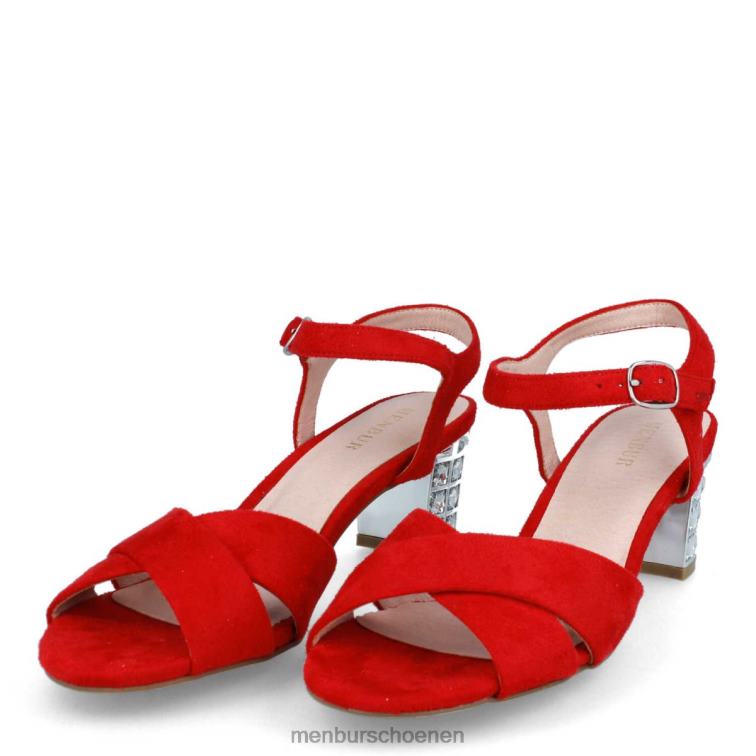 rood casual chique schoen 64N06498 borgata vrouwen Menbur