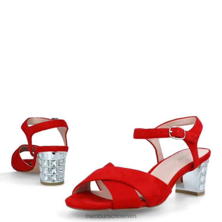 rood casual chique schoen 64N06498 borgata vrouwen Menbur