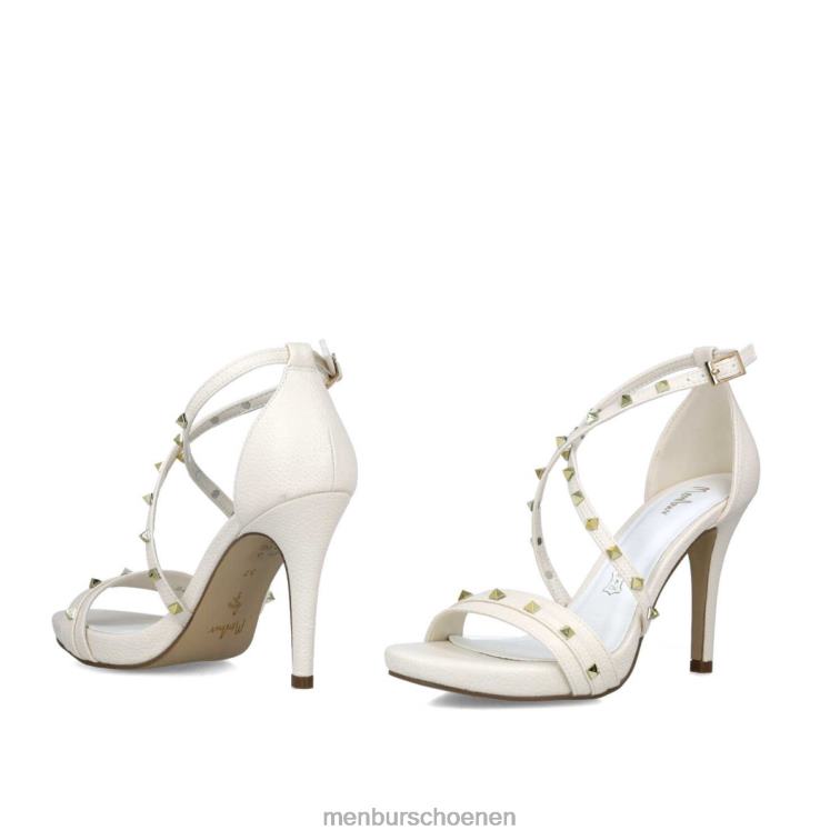 wit casual chique schoen 64N06171 Weegschaal vrouwen Menbur