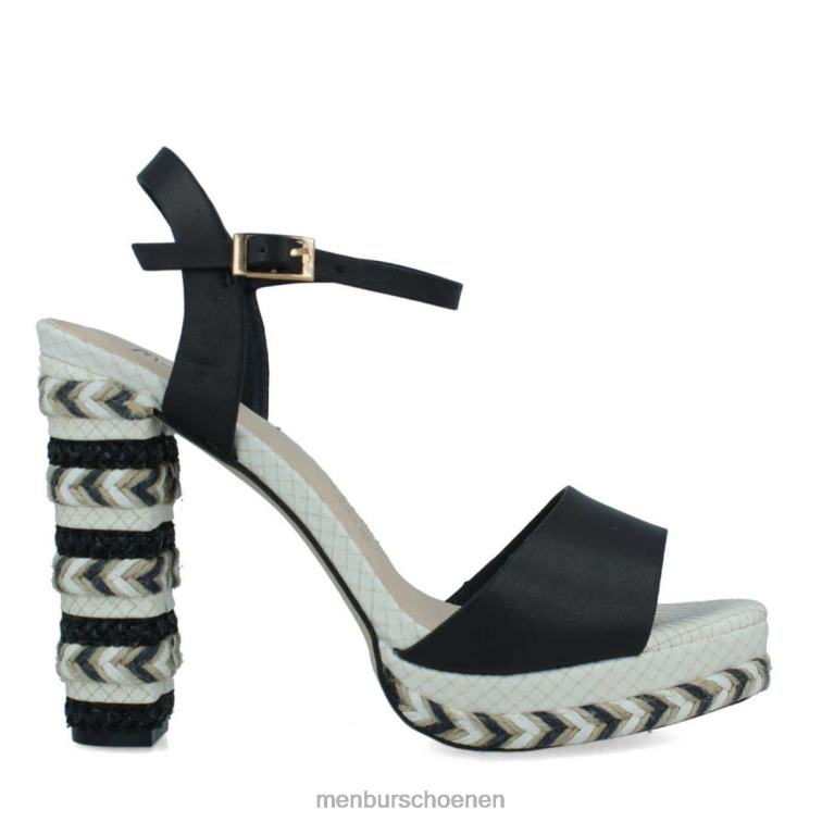 zwart casual chique schoen 64N06222 ballabio vrouwen Menbur