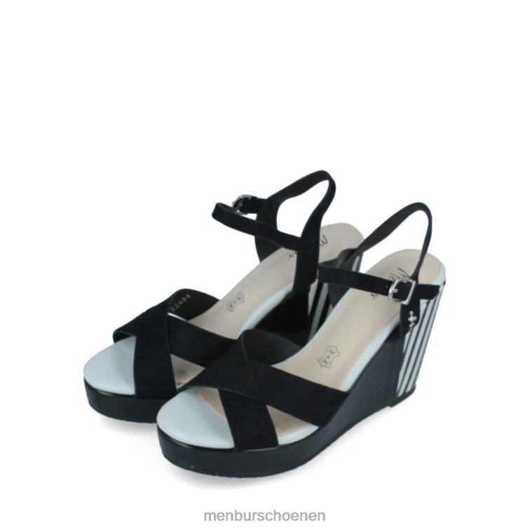 zwart casual chique schoen 64N06237 calvi vrouwen Menbur