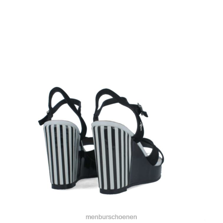 zwart casual chique schoen 64N06237 calvi vrouwen Menbur