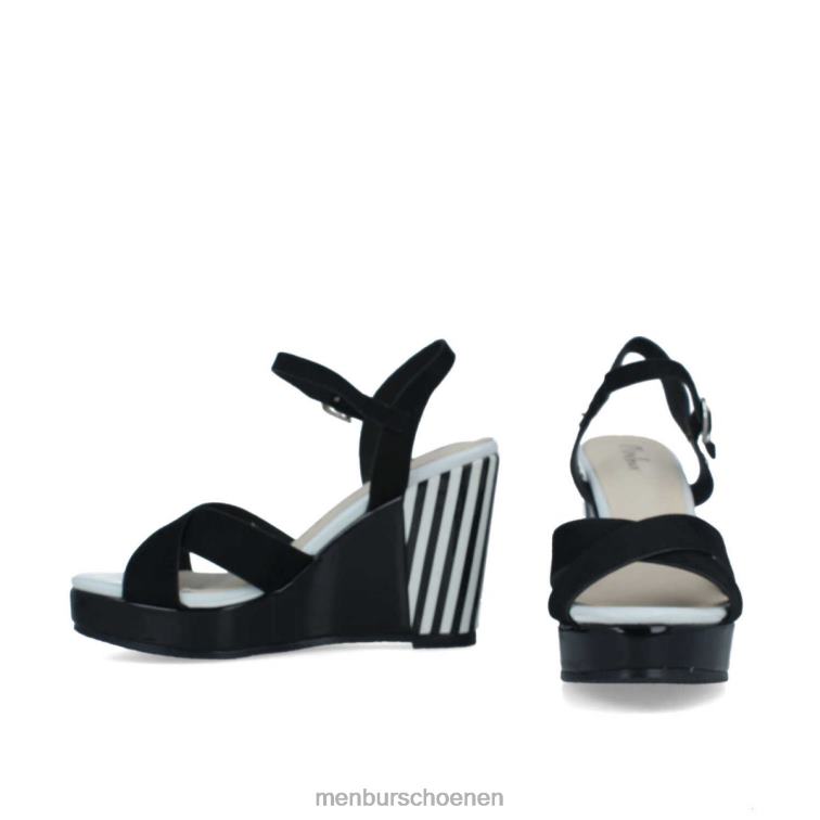 zwart casual chique schoen 64N06237 calvi vrouwen Menbur