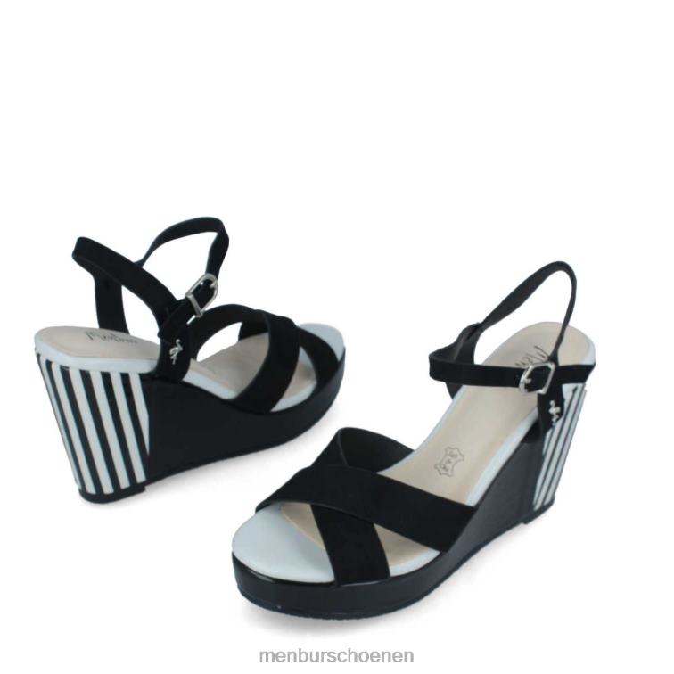 zwart casual chique schoen 64N06237 calvi vrouwen Menbur