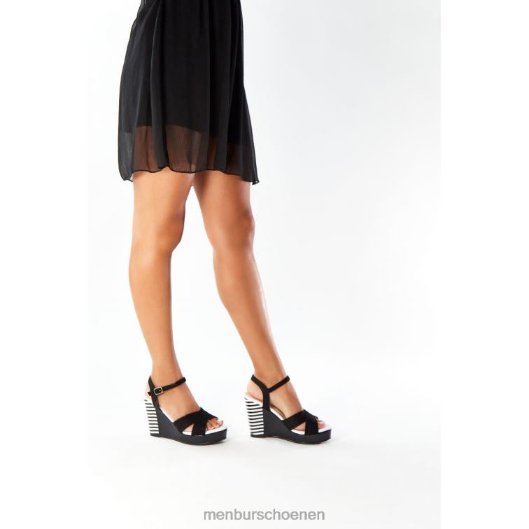 zwart casual chique schoen 64N06237 calvi vrouwen Menbur