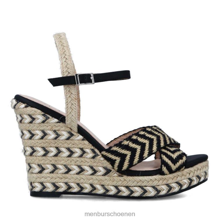 zwart casual chique schoen 64N06238 campofilon vrouwen Menbur