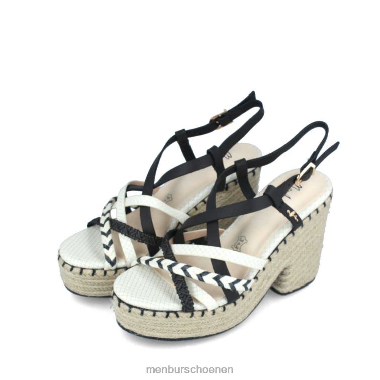 zwart casual chique schoen 64N06249 balmuccia vrouwen Menbur