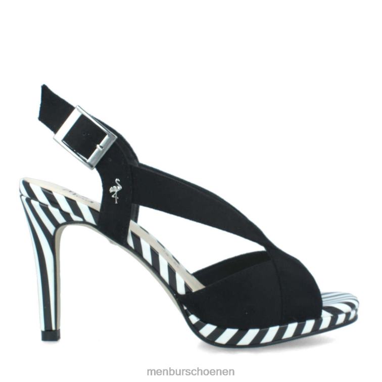 zwart casual chique schoen 64N06253 pregola vrouwen Menbur