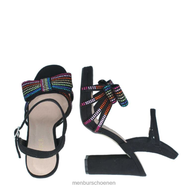 zwart casual chique schoen 64N06259 kapper vrouwen Menbur