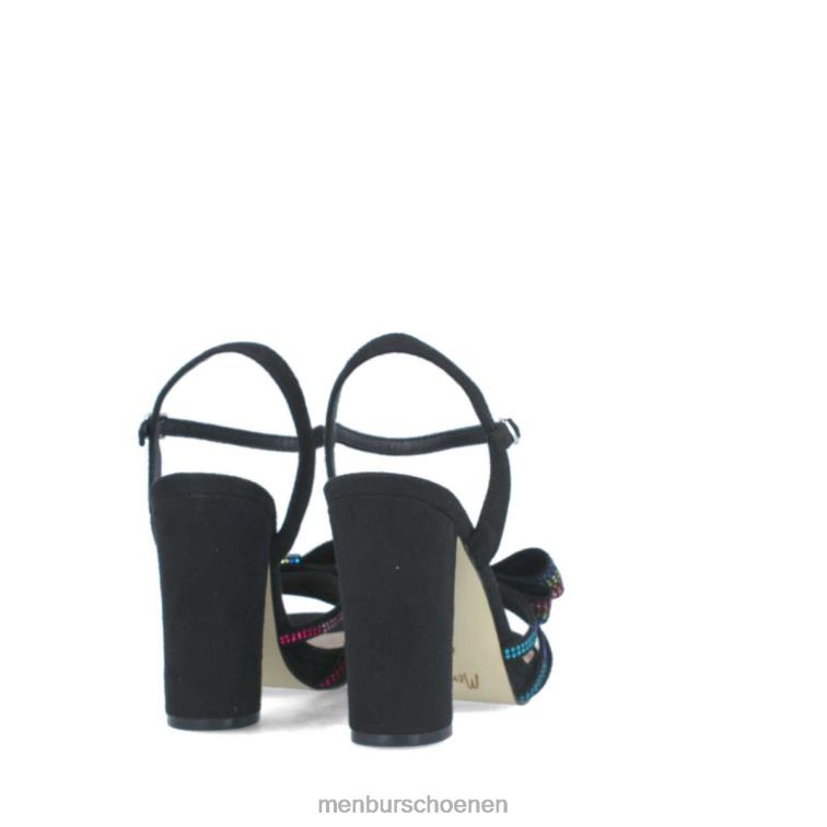 zwart casual chique schoen 64N06259 kapper vrouwen Menbur