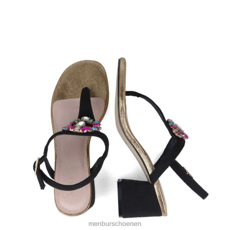 zwart casual chique schoen 64N06262 Borriana vrouwen Menbur