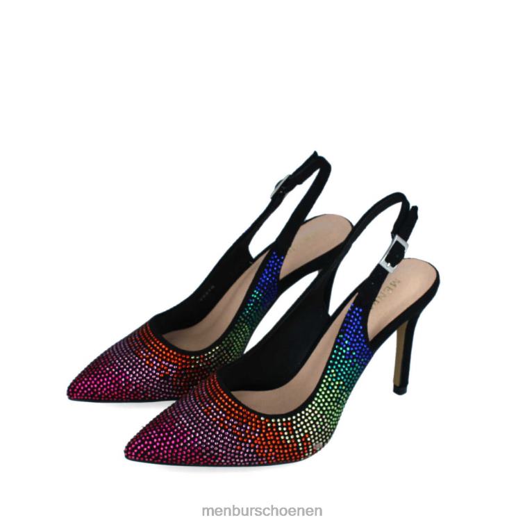 zwart casual chique schoen 64N06268 barbuglio vrouwen Menbur