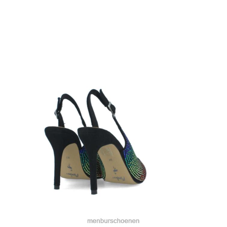 zwart casual chique schoen 64N06268 barbuglio vrouwen Menbur