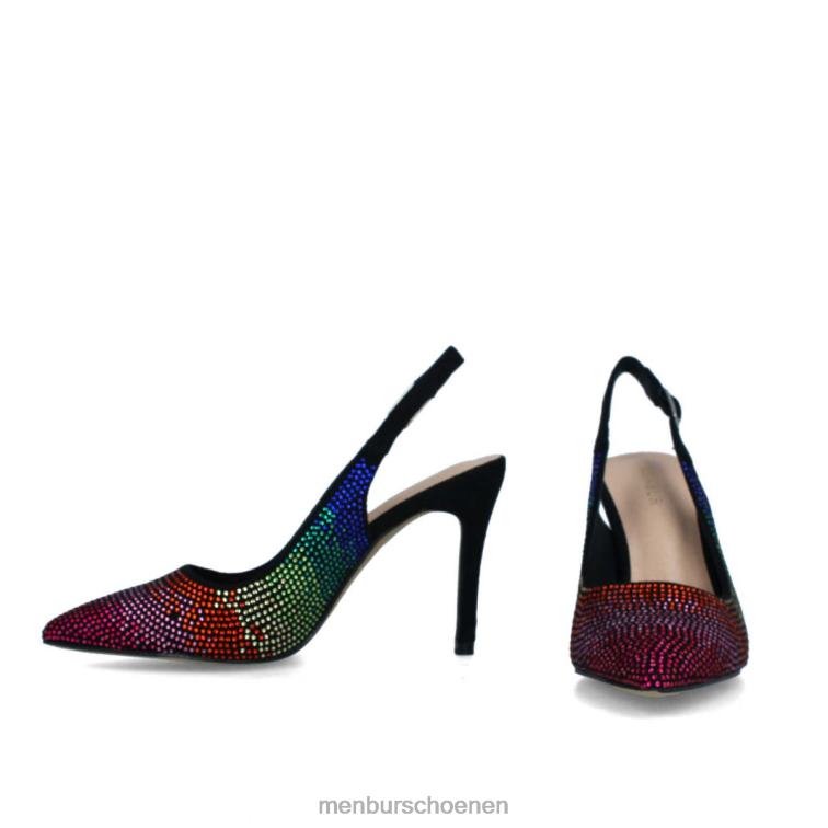 zwart casual chique schoen 64N06268 barbuglio vrouwen Menbur