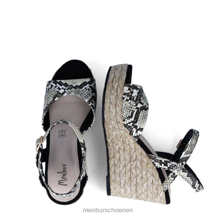 zwart casual chique schoen 64N06293 parini vrouwen Menbur