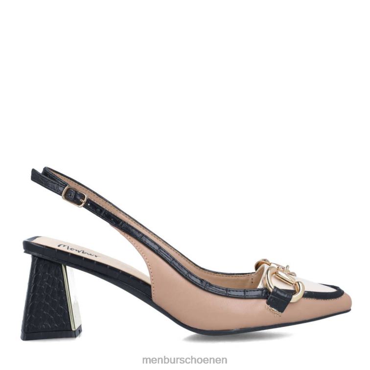 zwart casual chique schoen 64N063010 slangen vrouwen Menbur