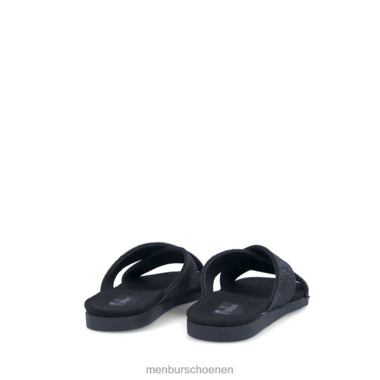 zwart casual chique schoen 64N063185 want nee vrouwen Menbur