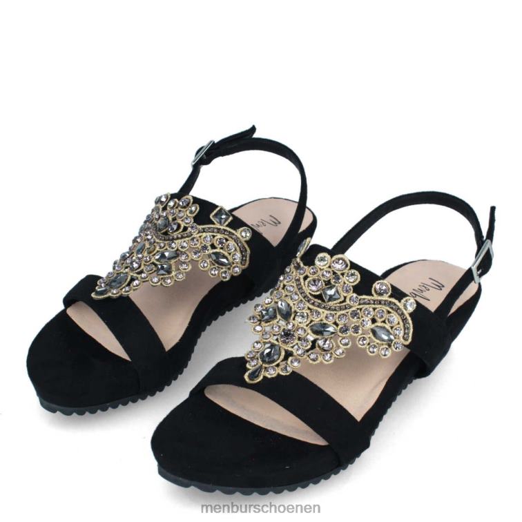 zwart casual chique schoen 64N06318 vellano vrouwen Menbur