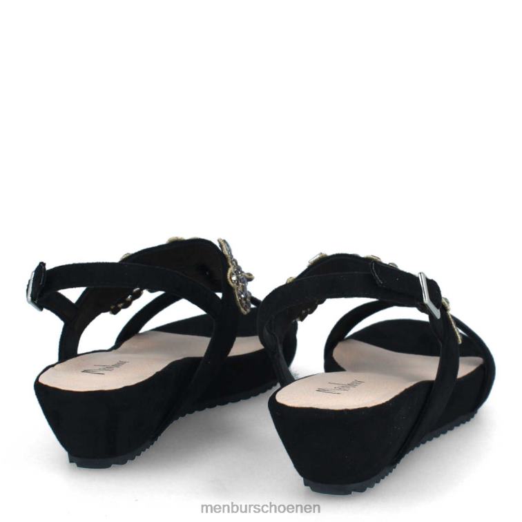 zwart casual chique schoen 64N06318 vellano vrouwen Menbur