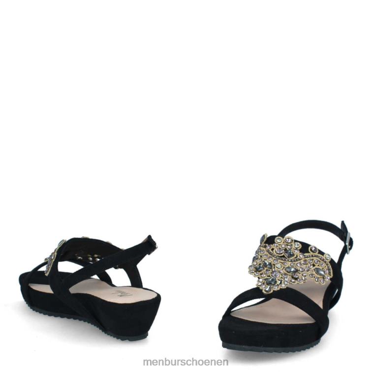 zwart casual chique schoen 64N06318 vellano vrouwen Menbur