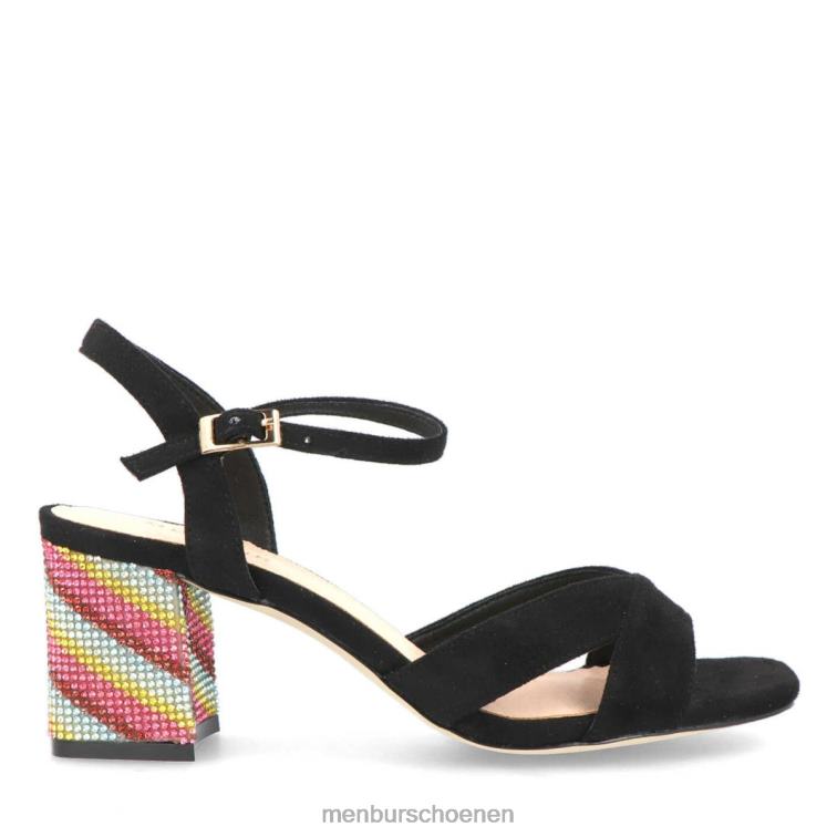 zwart casual chique schoen 64N063248 cremasco vrouwen Menbur