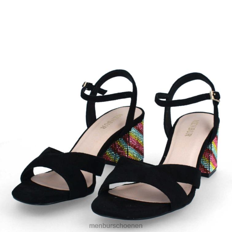 zwart casual chique schoen 64N063248 cremasco vrouwen Menbur