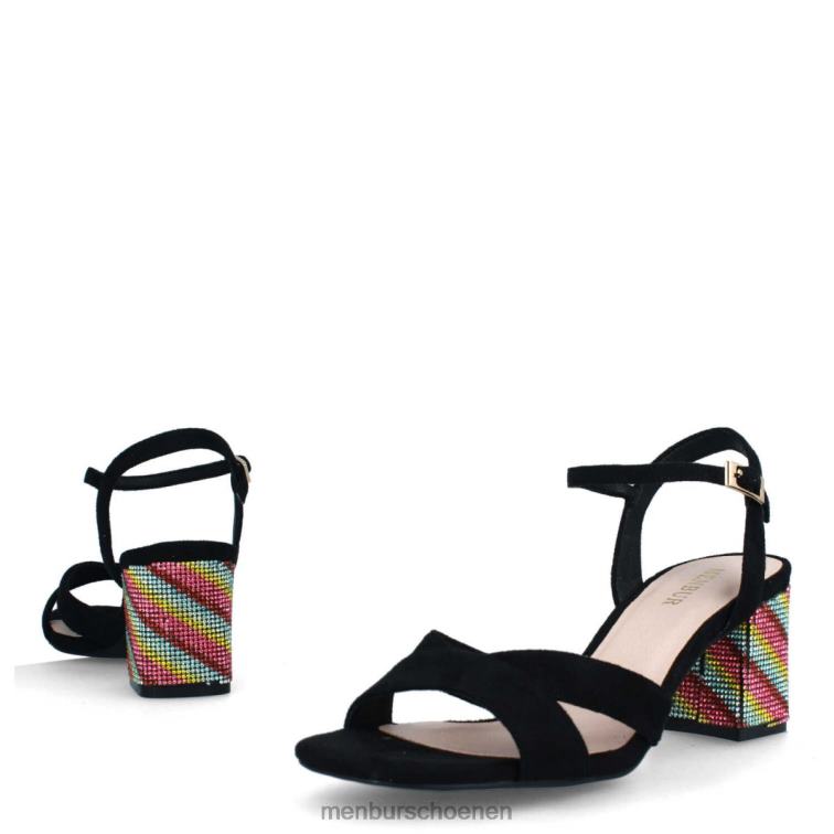 zwart casual chique schoen 64N063248 cremasco vrouwen Menbur