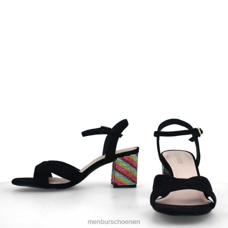 zwart casual chique schoen 64N063248 cremasco vrouwen Menbur