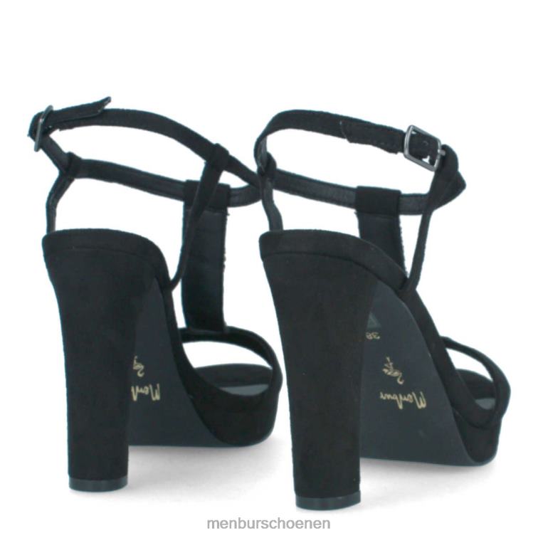 zwart casual chique schoen 64N06324 Arsie vrouwen Menbur