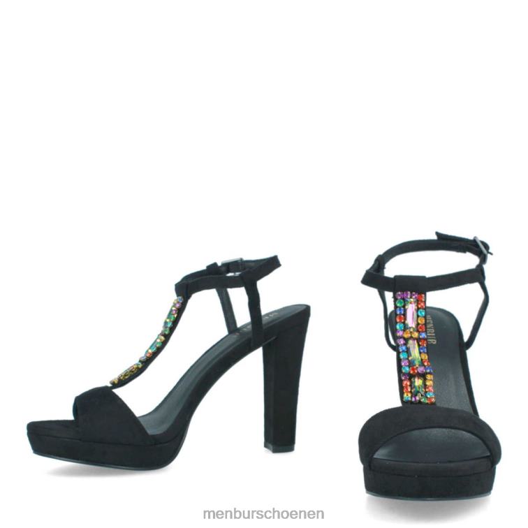 zwart casual chique schoen 64N06324 Arsie vrouwen Menbur