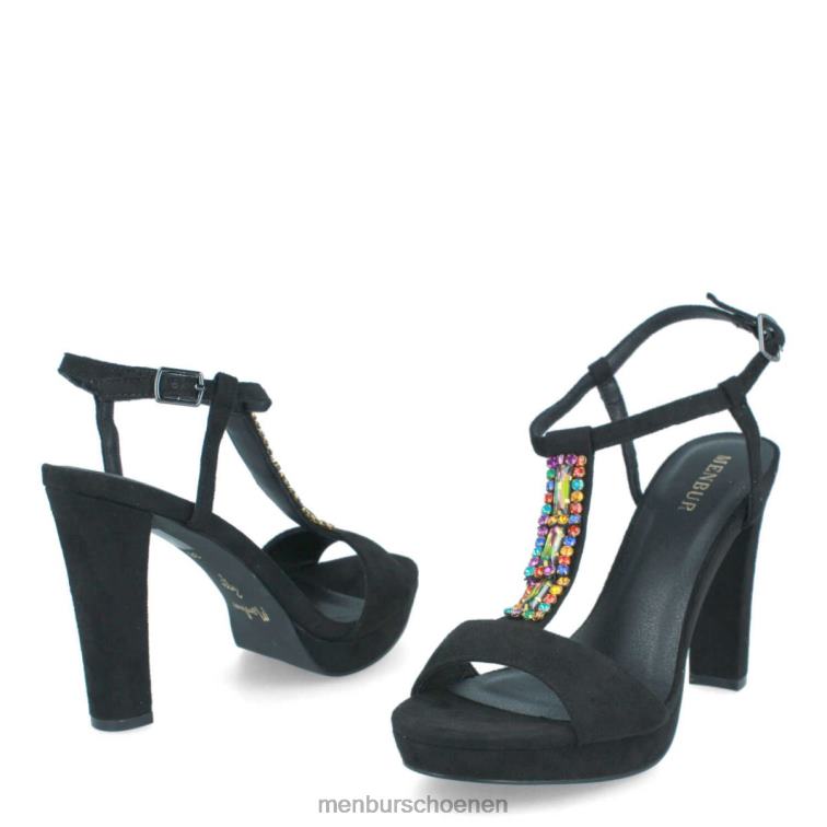 zwart casual chique schoen 64N06324 Arsie vrouwen Menbur