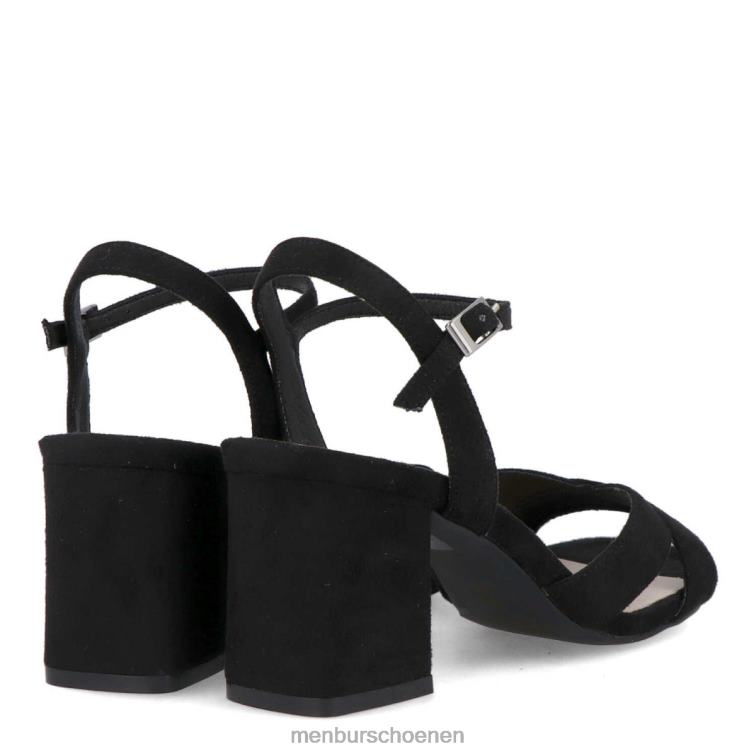 zwart casual chique schoen 64N063251 fineer vrouwen Menbur