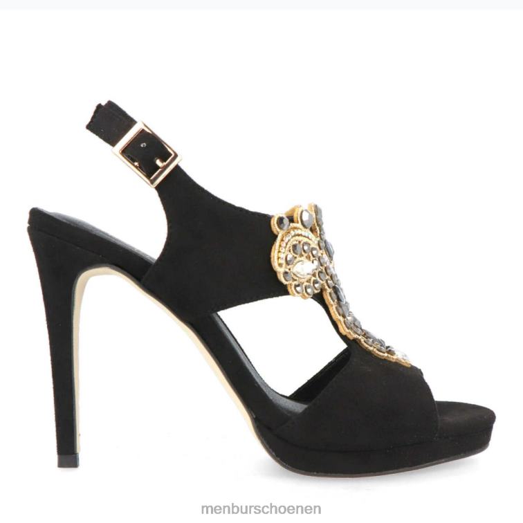 zwart casual chique schoen 64N063302 beorchia vrouwen Menbur