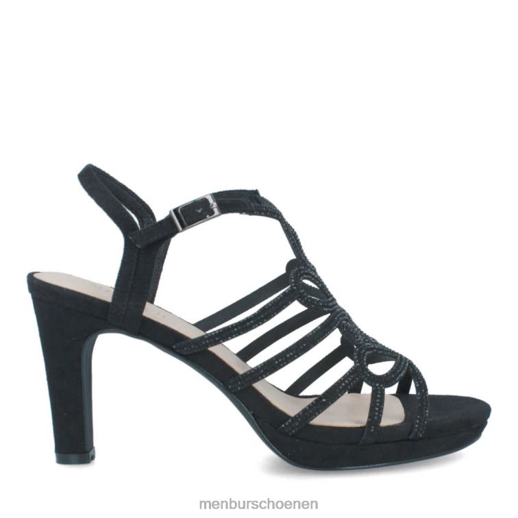 zwart casual chique schoen 64N063306 solfino vrouwen Menbur
