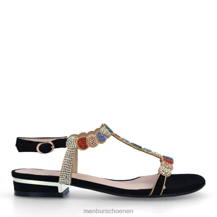 zwart casual chique schoen 64N063333 dombasteen vrouwen Menbur