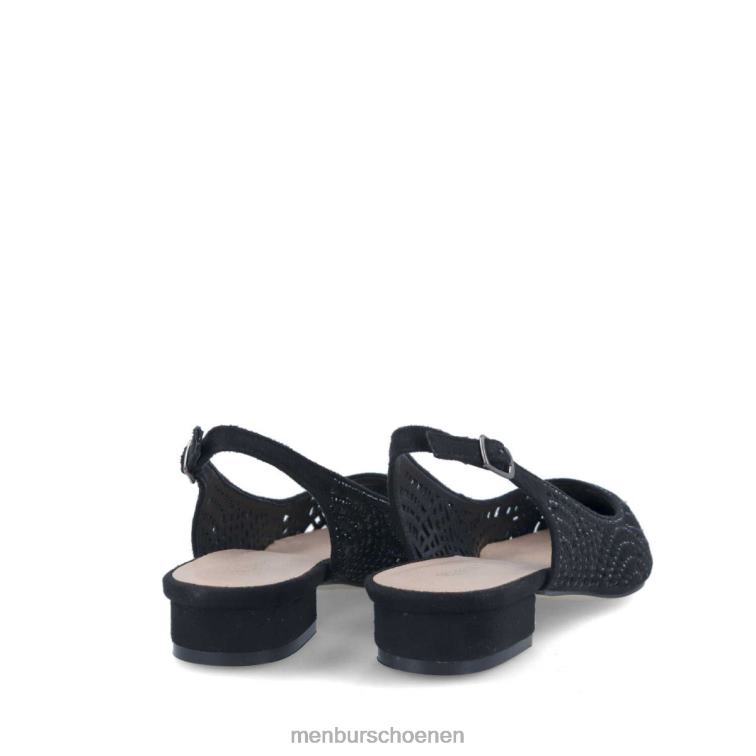 zwart casual chique schoen 64N06334 Tiberina vrouwen Menbur