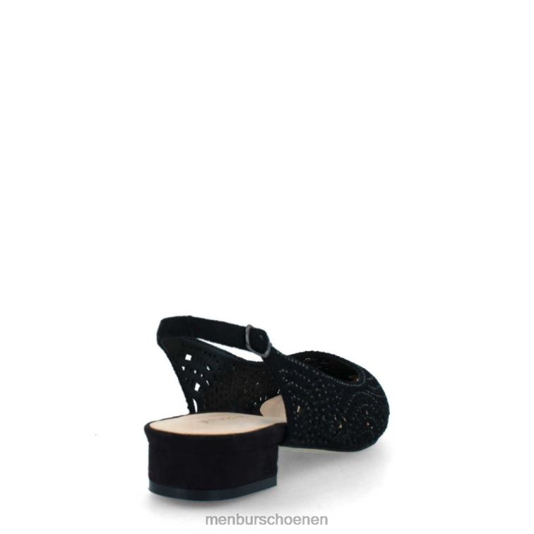 zwart casual chique schoen 64N06334 Tiberina vrouwen Menbur