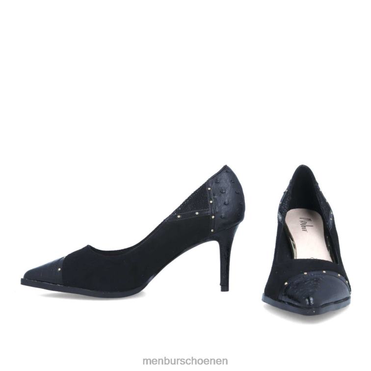 zwart casual chique schoen 64N063374 cerbaro vrouwen Menbur