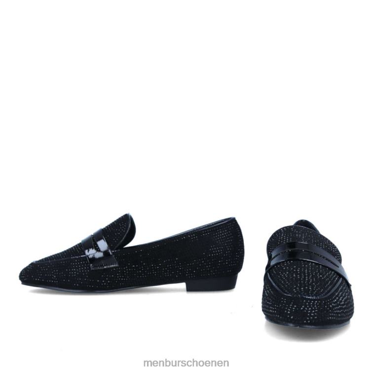 zwart casual chique schoen 64N063380 capriolen vrouwen Menbur
