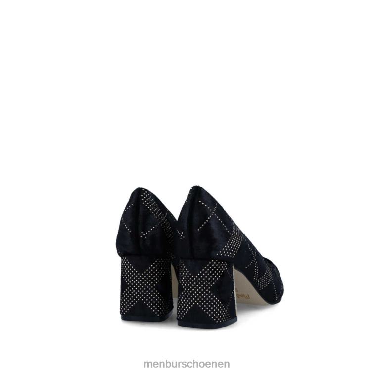 zwart casual chique schoen 64N063396 kampotosto vrouwen Menbur