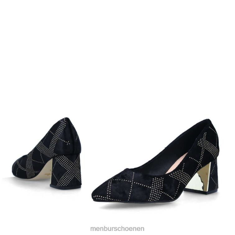zwart casual chique schoen 64N063396 kampotosto vrouwen Menbur