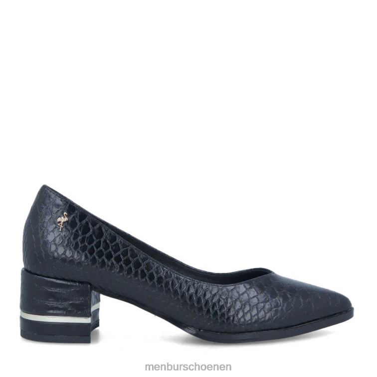 zwart casual chique schoen 64N063398 carviron vrouwen Menbur