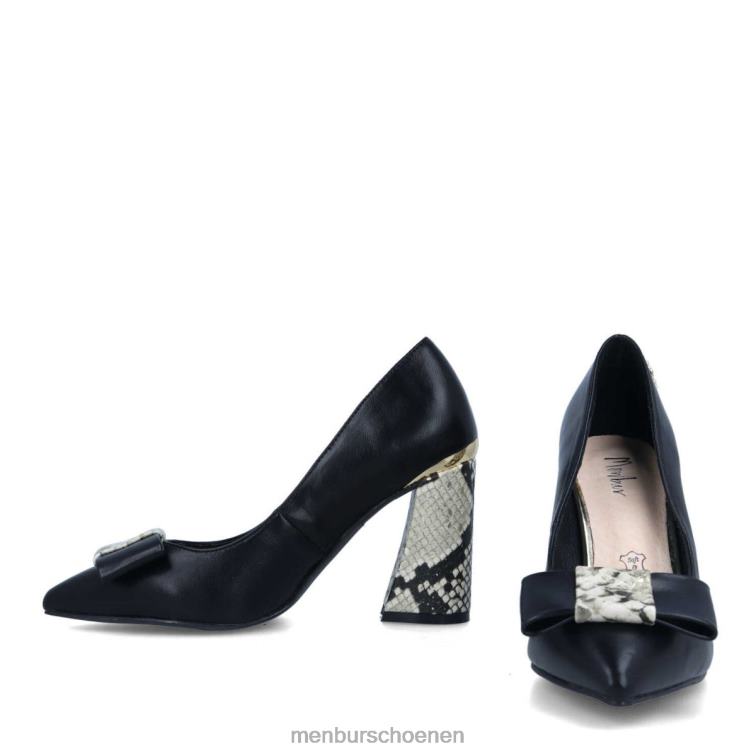 zwart casual chique schoen 64N063405 capalbio vrouwen Menbur