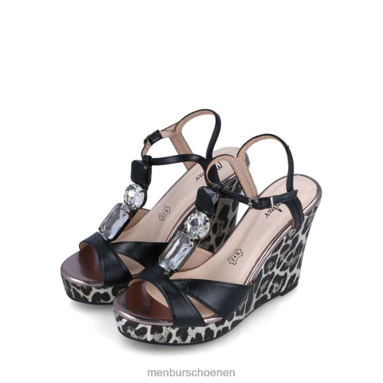 zwart casual chique schoen 64N063438 beledigen vrouwen Menbur